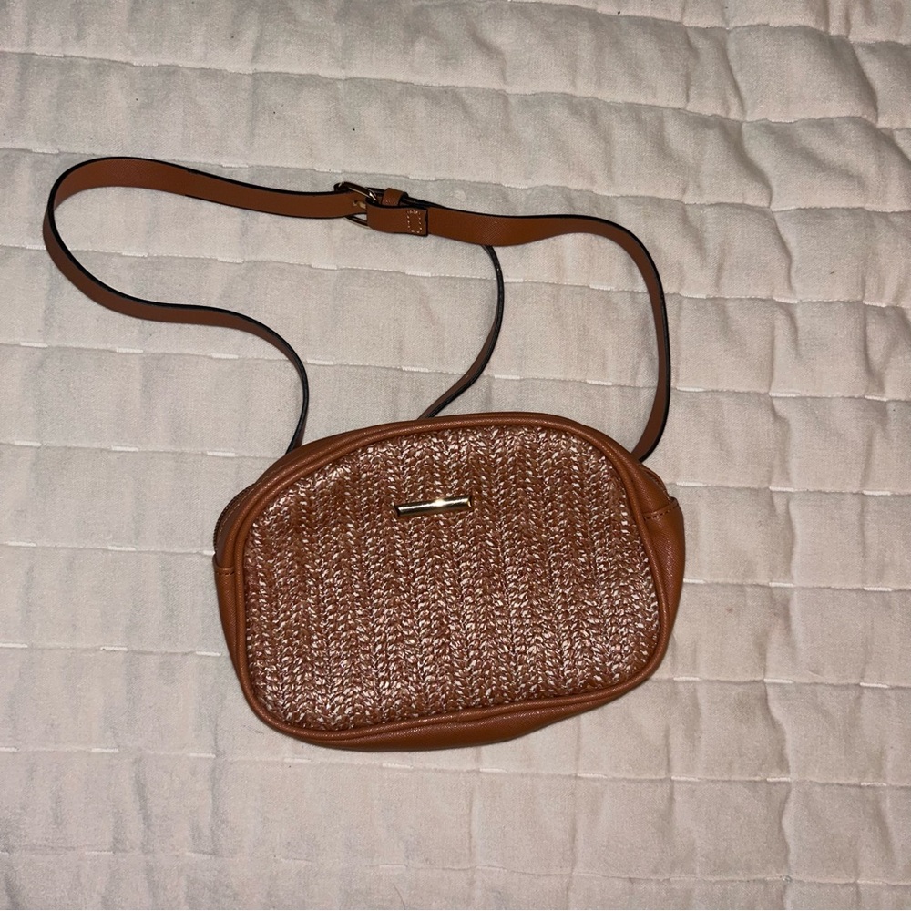 Faux Leather Belt Bag